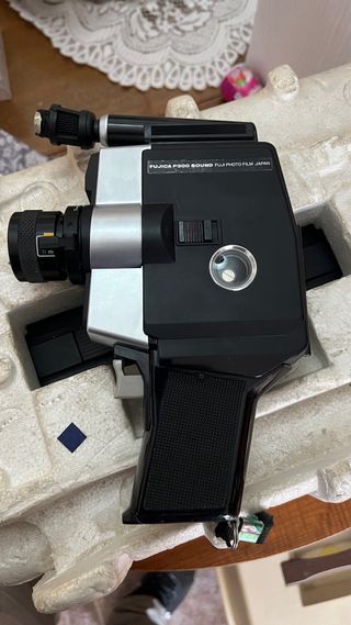 Super 8 y maquina de filmar