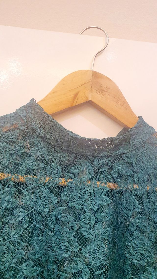 Camiseta de encaje Zara