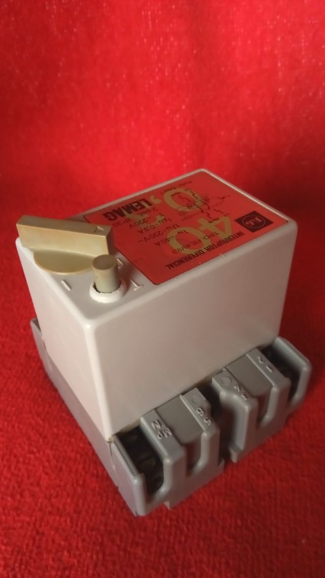 Interruptor diferencial F&G Lemag