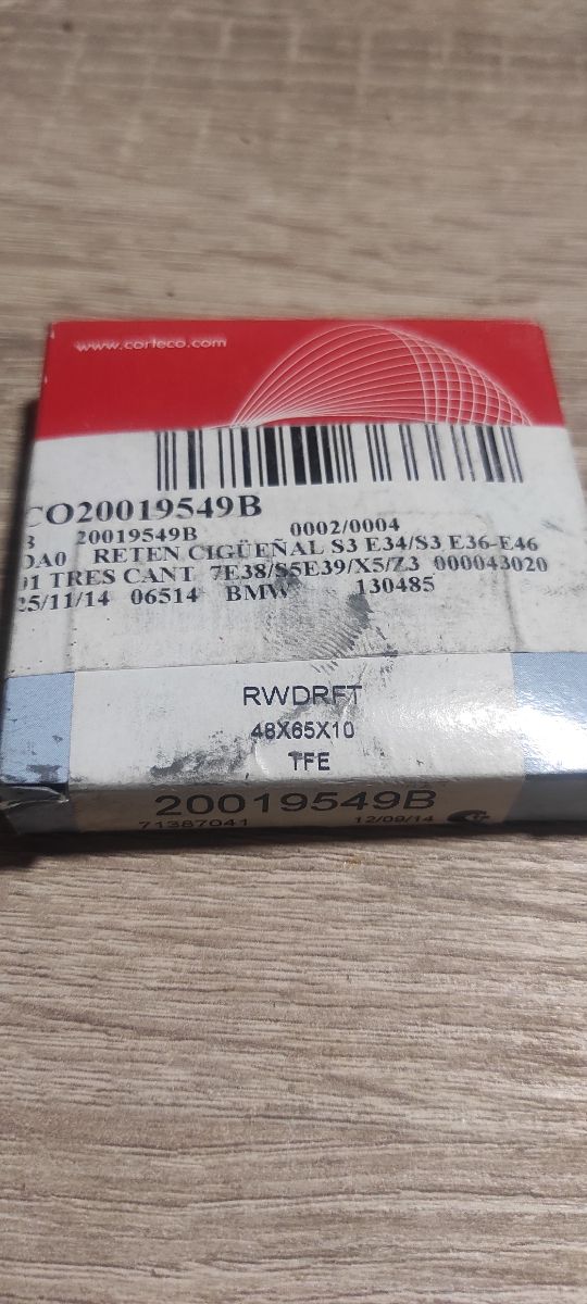 Retén cigüeñal 325i e36