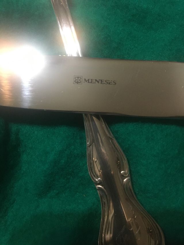 Juego de cubiertos 3 en Alpaca de Meneses 1992