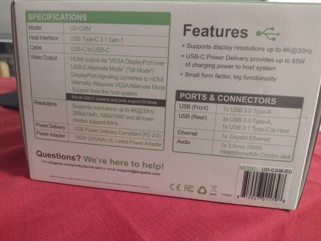 Plugable mini docking Station