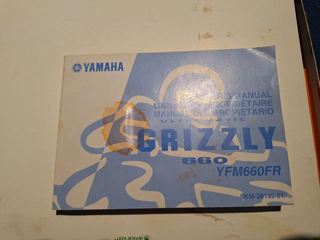 Instrucciones yamaha grizzly 660