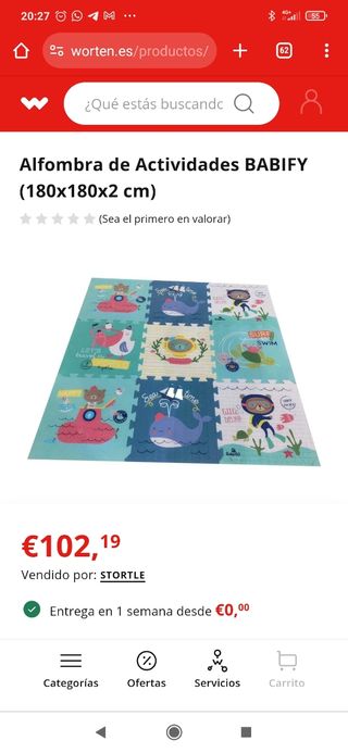 Alfombrilla puzzle 2 pulgadas