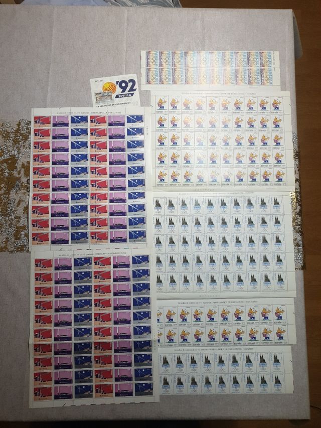 Francobolli olimpici di Barcellona 92