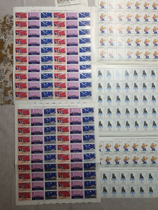 Francobolli olimpici di Barcellona 92