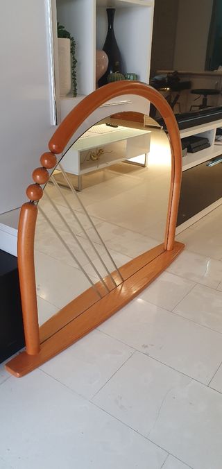 Espejo grande viselado semicircular 1.30x97