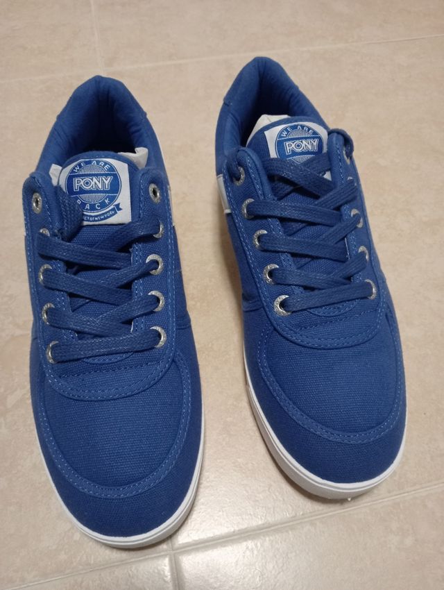 Zapatillas Pony Slamdunk Canvas Royal