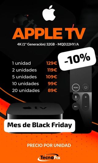 Apple TV 4k 1ra gen. NUEVO