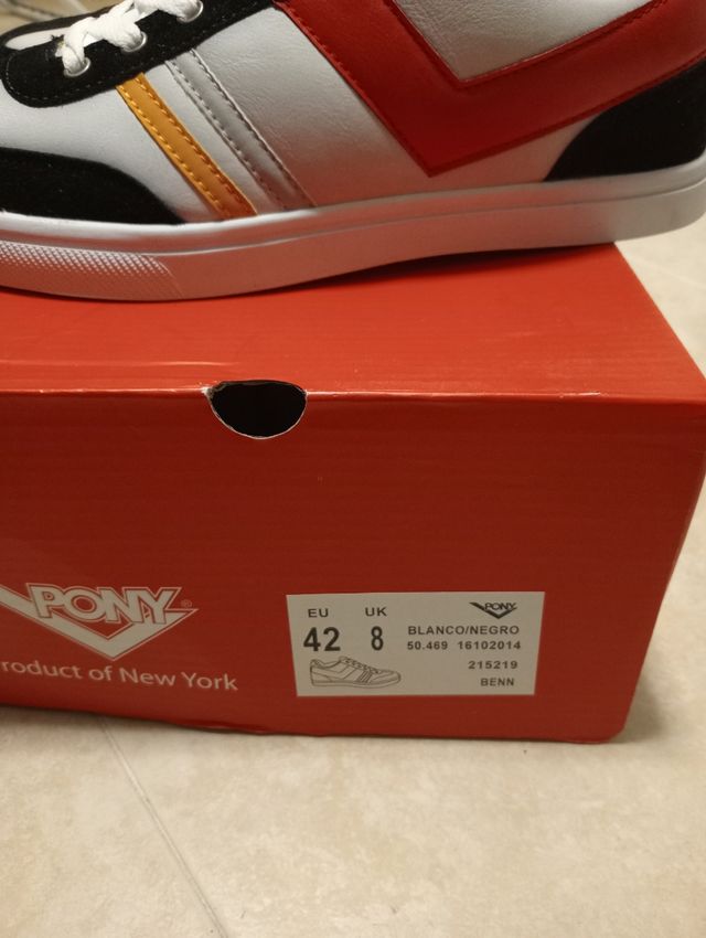 Zapatillas Pony Slamdunk Canvas Royal