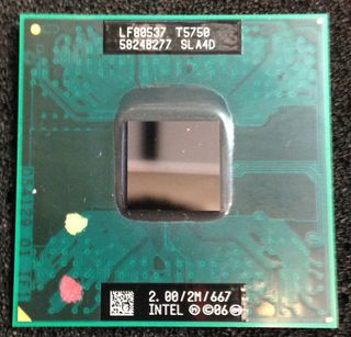 Cpu porcesador para portatil vintage