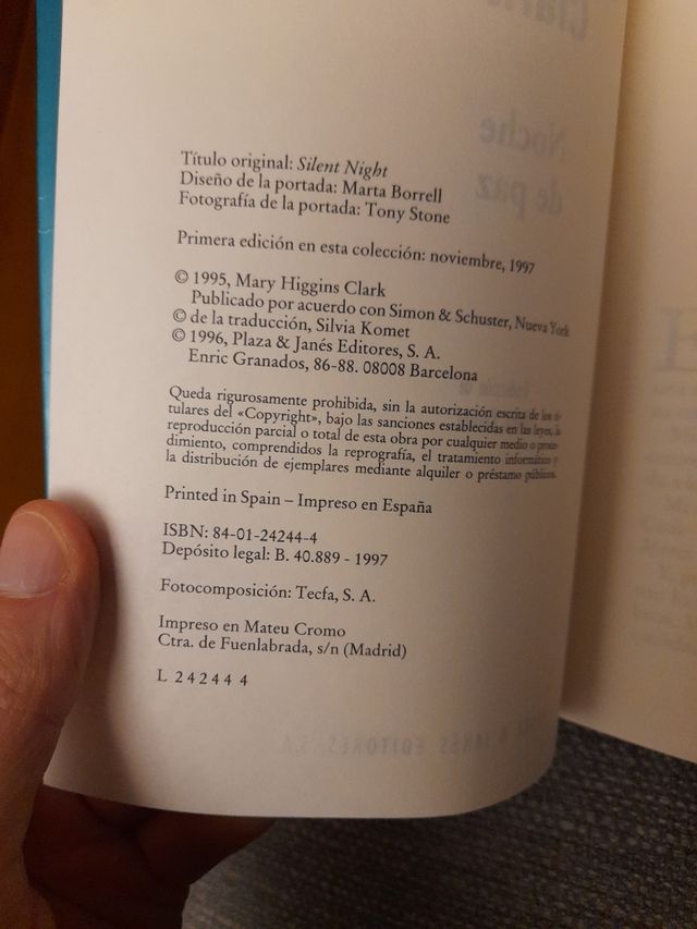 Noche de paz - Mary Higgins Clark