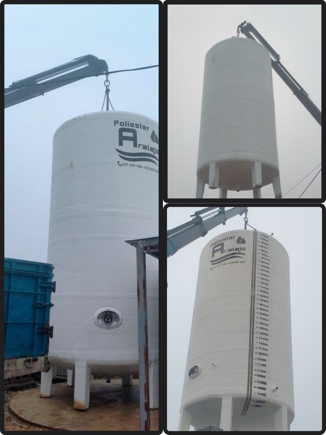 Fabricación de depósitos de poliéster