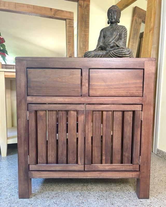 Mueble de Baño Colonial 2 Cajones