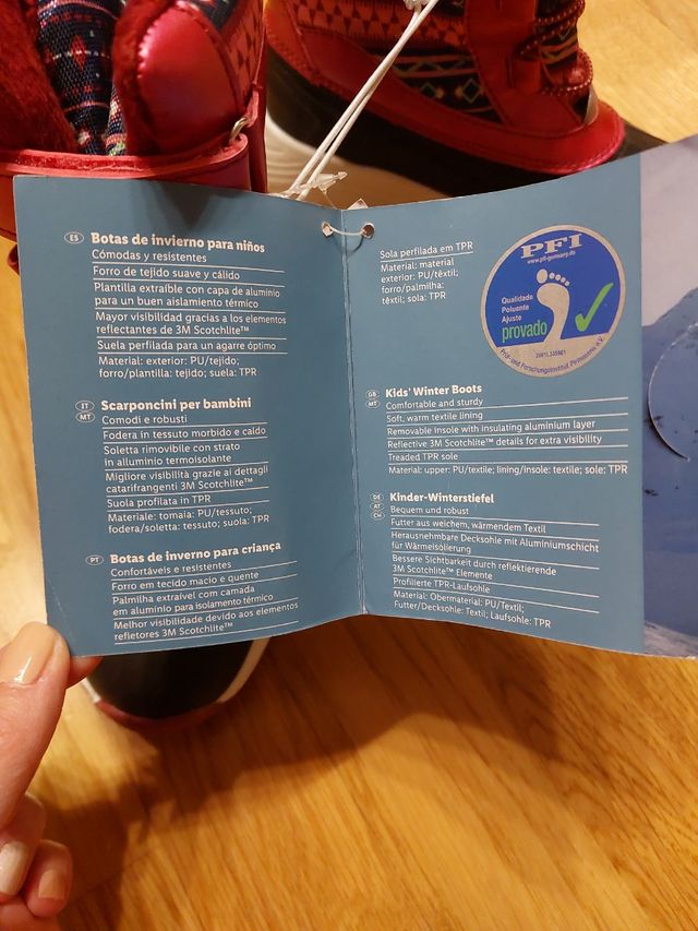 Botas niña invierno