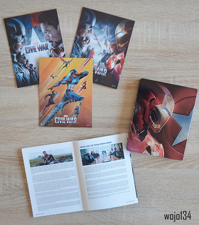 Civil war steelbook wet collection