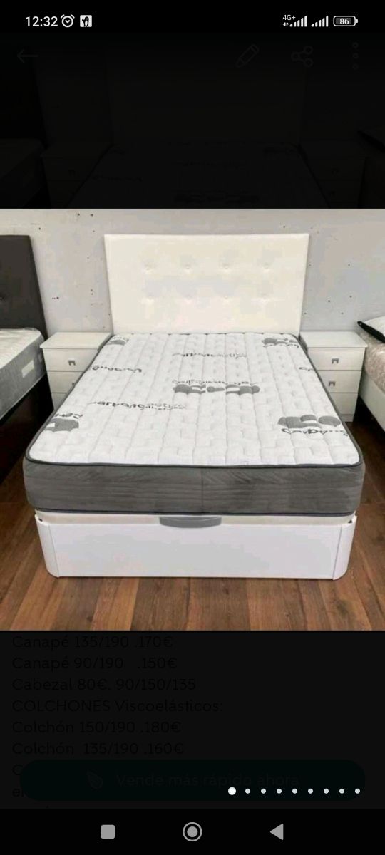 Liquidación de canapés,colchones,sofás chislong