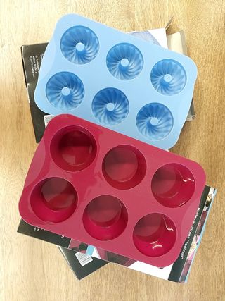 Pack 5 moldes silicona repostería