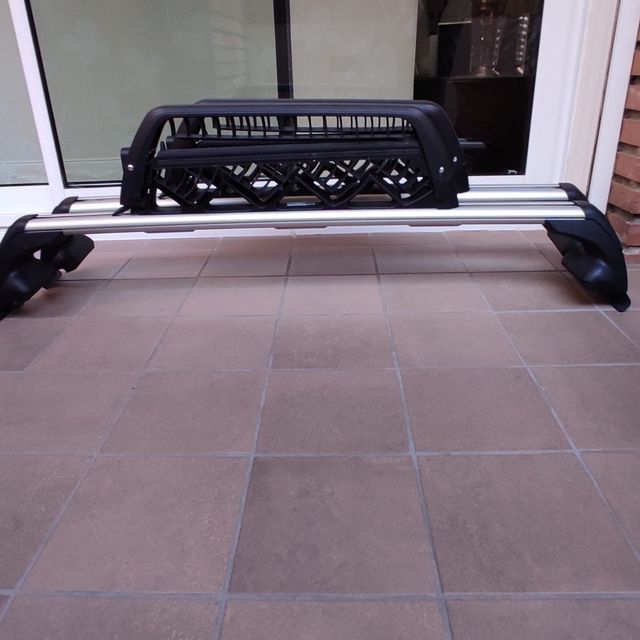 Portaesquis y baca BMW