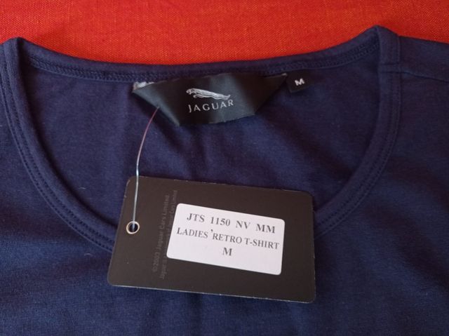 Ladies' Retro T-shirt Jaguar logo Vintage nuova M