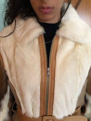 Giubbino donna vero pelo di cavallino tg.44