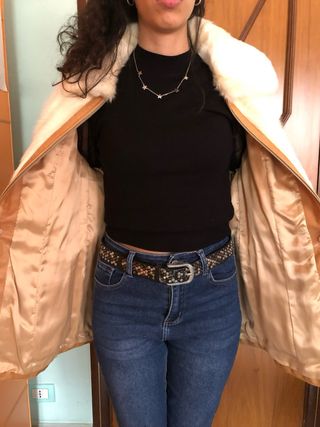 Giubbino donna vero pelo di cavallino tg.44