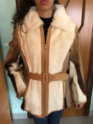 Giubbino donna vero pelo di cavallino tg.44