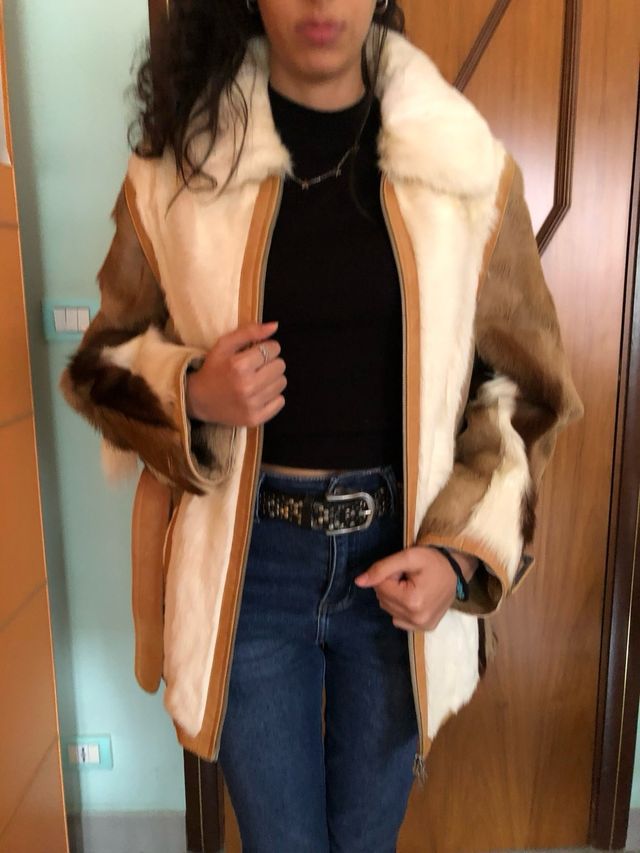 Giubbino donna vero pelo di cavallino tg.44