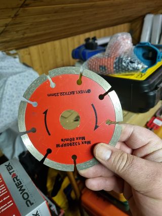 Smerigliatrice powertec 500w