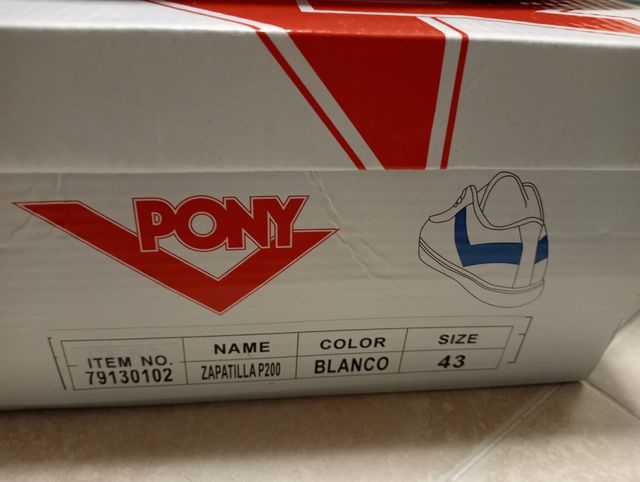 Zapatillas Pony P200 Blancas
