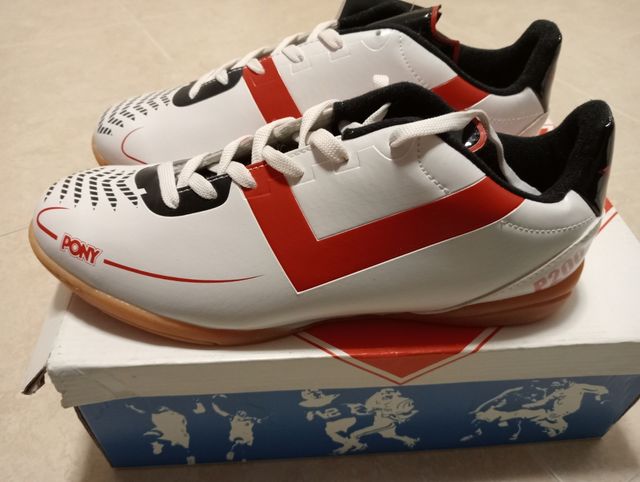Zapatillas Pony P200 Blanco/Rojo