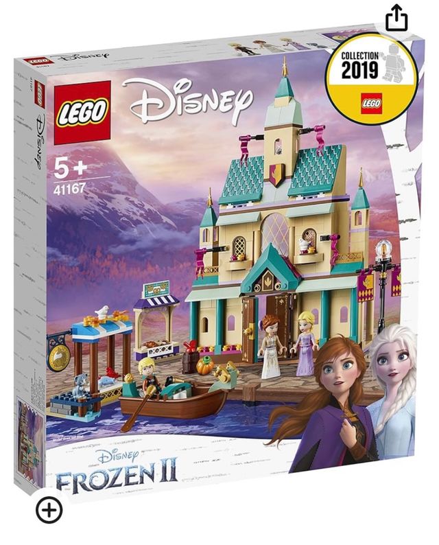 Castillo LEGO disney aldea de Arendelle