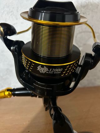 2 carretes 12000 black spider.