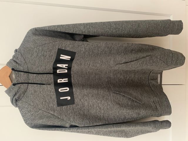 sudadera capucha Jordan Gris Oscuro T.M