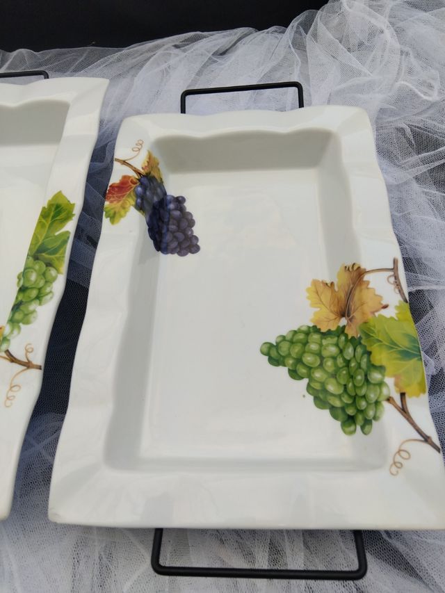 bandejas de servicio a juego