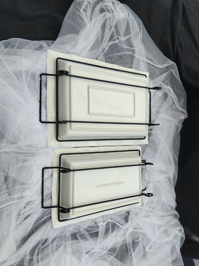 bandejas de servicio a juego