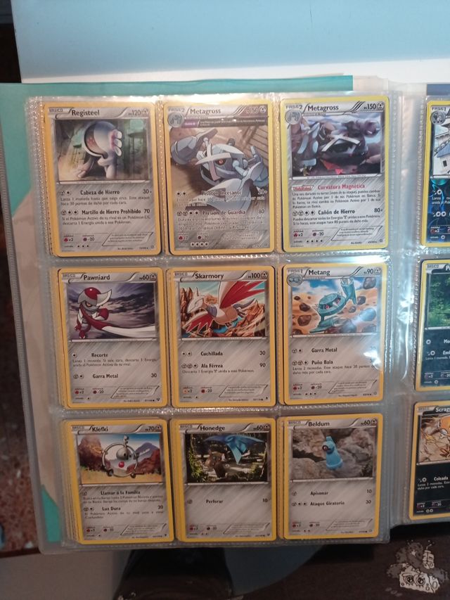 Cartas Pokemon Tipo Acero y Siniestro 