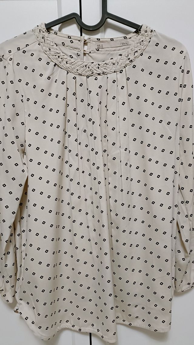 Camisa Sfera cuello trenzado