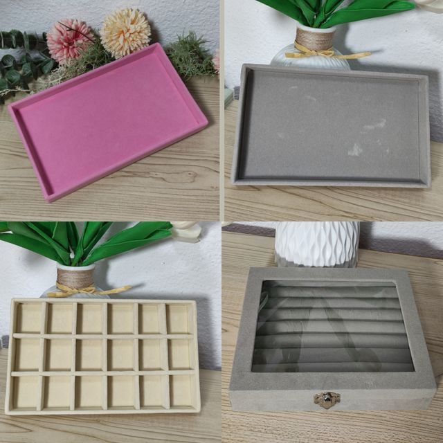 Organiza tu espasio Joyero o expositor terciopelo