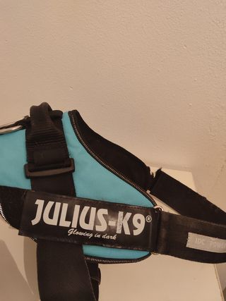 Arnés Julius K9 talla M celeste