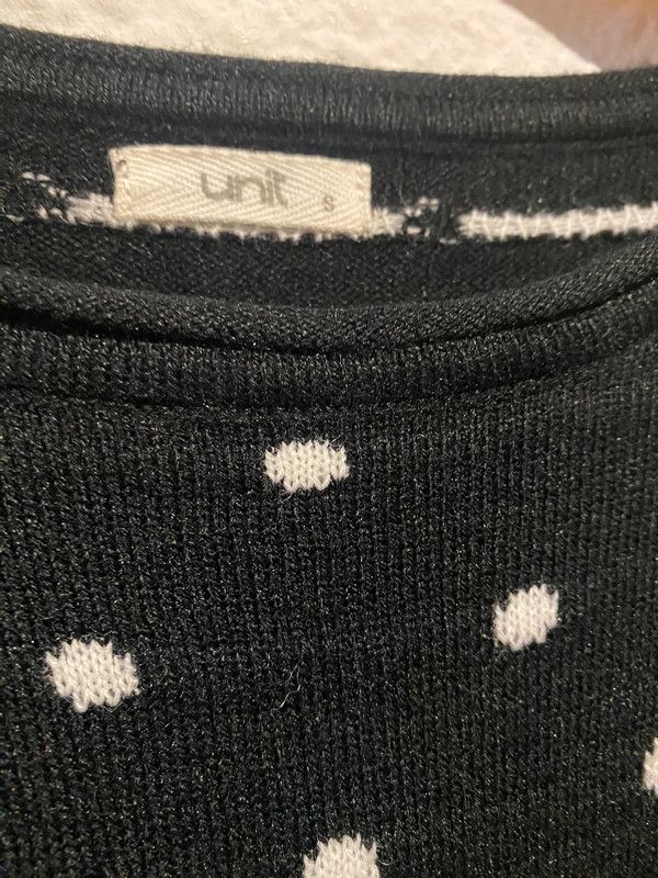 Vestido de punto con lunares