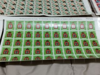 Pliegos con sellos nuevos de España