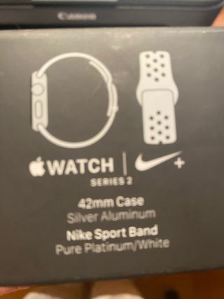 Caja vacia Apple Watch Nike