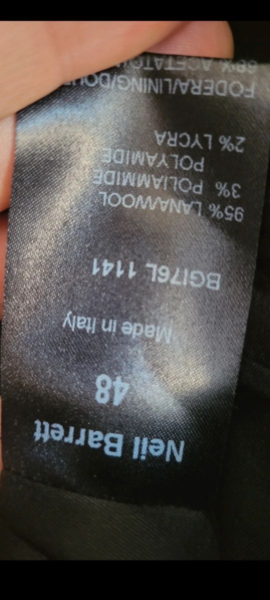 Giacca grigia Neil Barrett