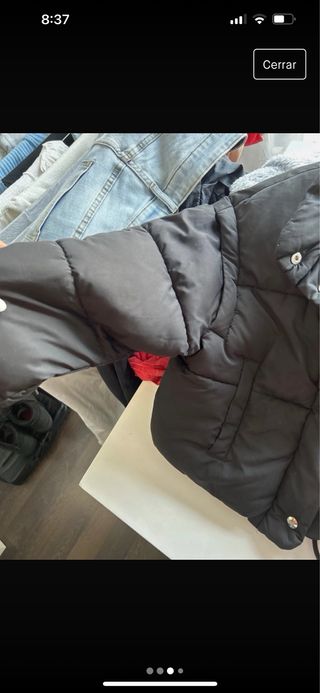 bomber plumas bershka xs
