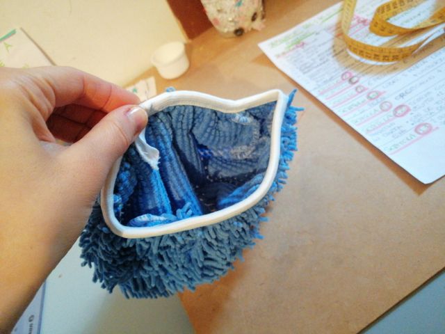 Copri scopa. Nuovo. Blue. 