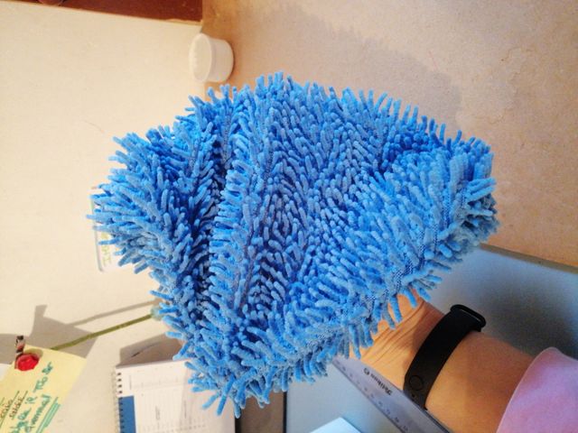 Copri scopa. Nuovo. Blue. 