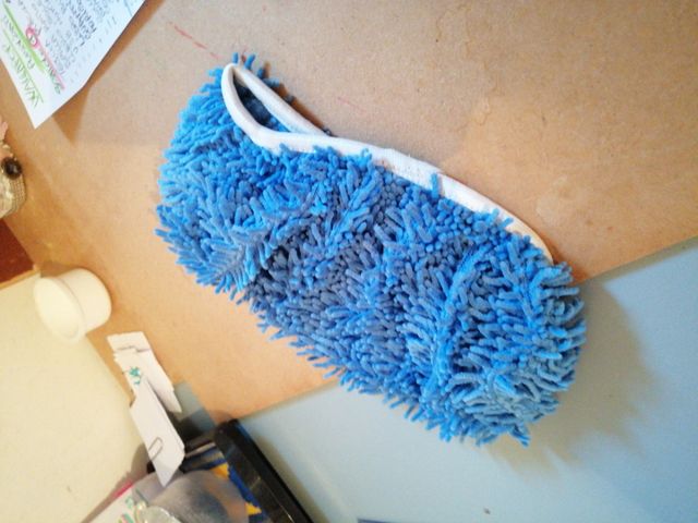 Copri scopa. Nuovo. Blue. 