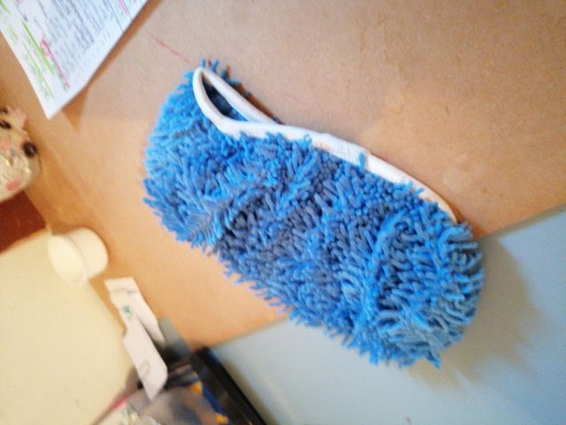 Copri scopa. Nuovo. Blue. 