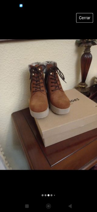 BOTINES DE PIEL MARRONES  TUYURE SHOES NUEVOS 